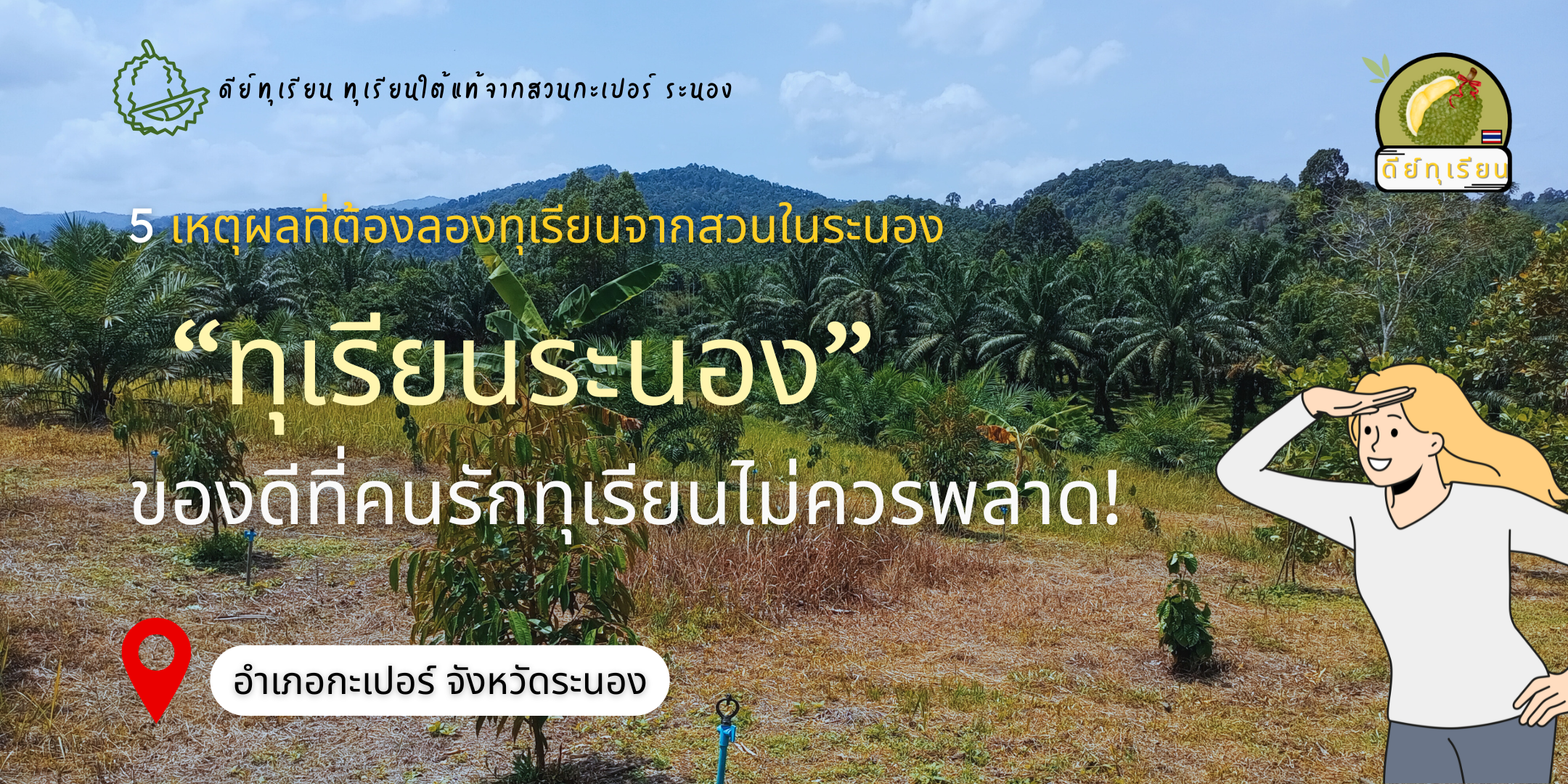 ทุเรียนระนองดียังไง